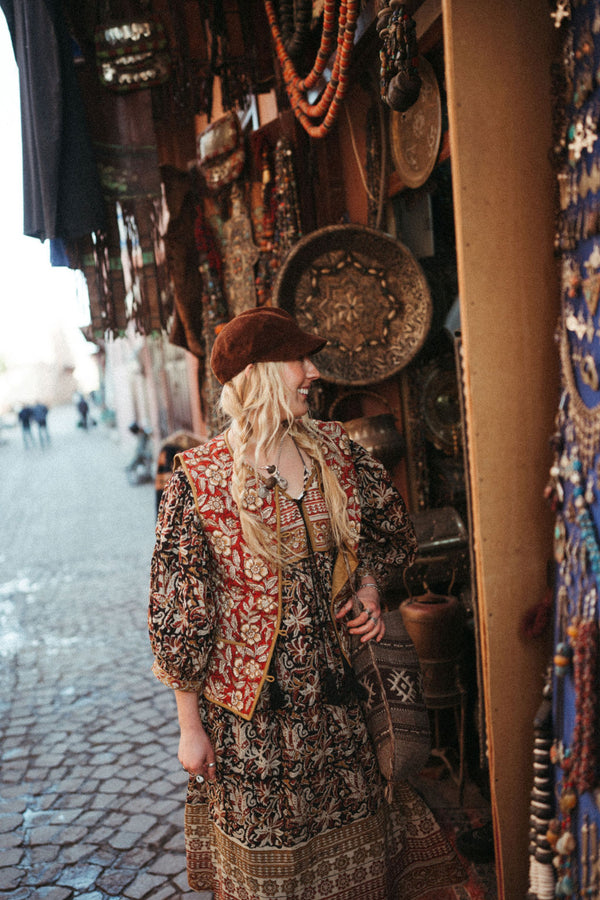 The Everyday Vest- Gaia Print