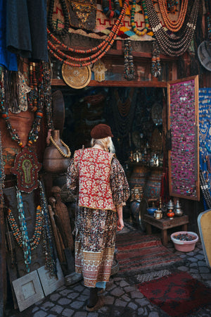 The Everyday Vest- Gaia Print