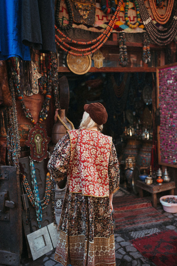 The Everyday Vest- Gaia Print