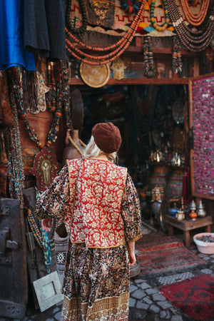 The Everyday Vest- Gaia Print