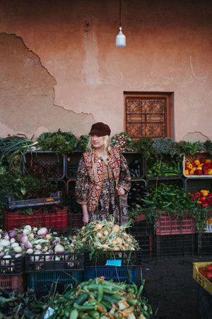 The Everyday Vest- Gaia Print