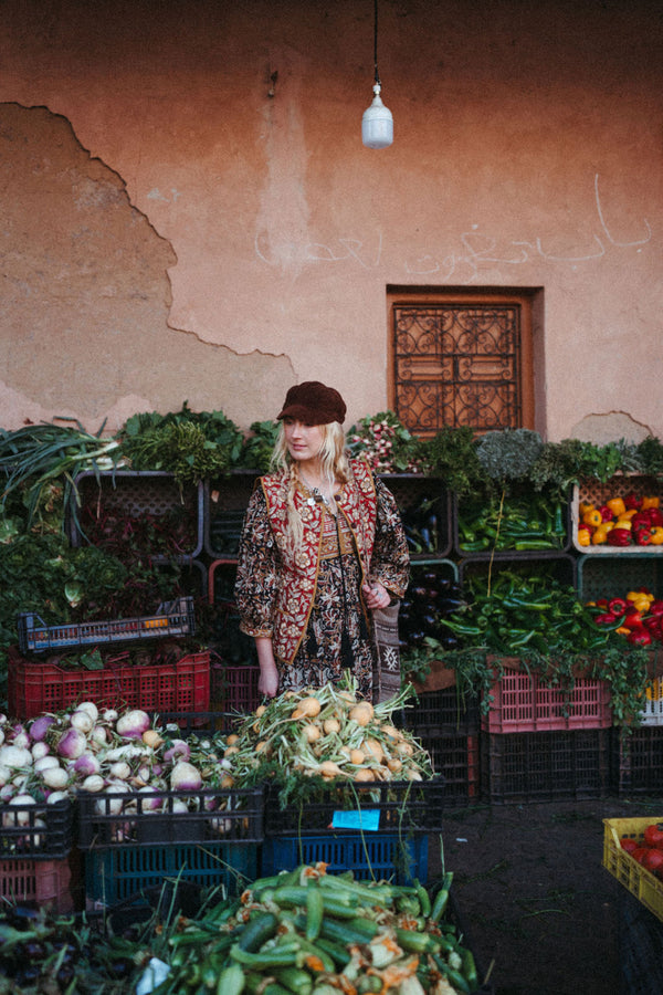 The Everyday Vest- Gaia Print