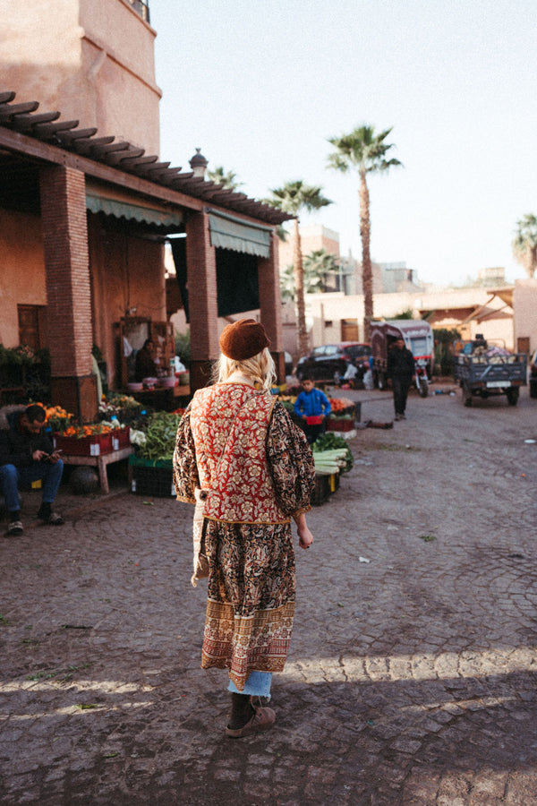 The Everyday Vest- Gaia Print