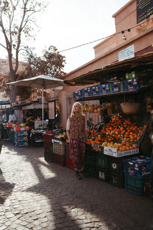 The Everyday Vest- Gaia Print