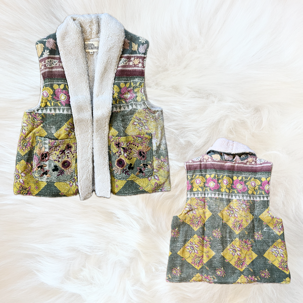 Kantha Teddy Gilet S/M 10