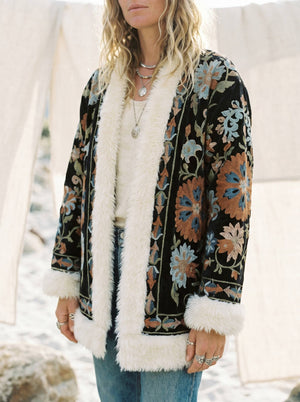 Suzani Velvet Coat