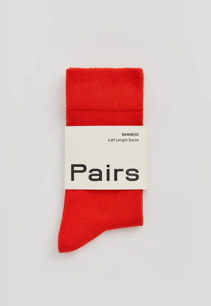 Pairs Bamboo Socks - 4 colours available