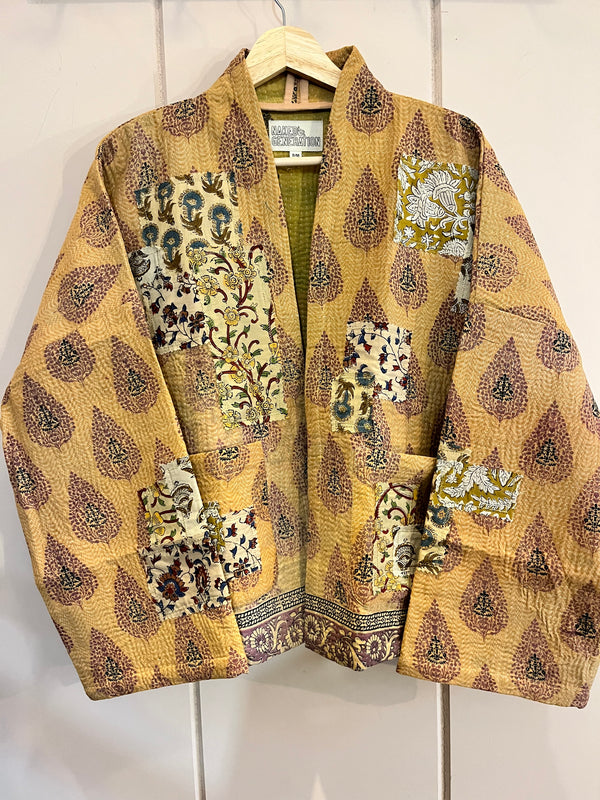 Penny Patchwork Kantha Jacket S/M 12