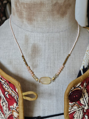 One of a Kind, Semi-Precious Stone Necklace #2