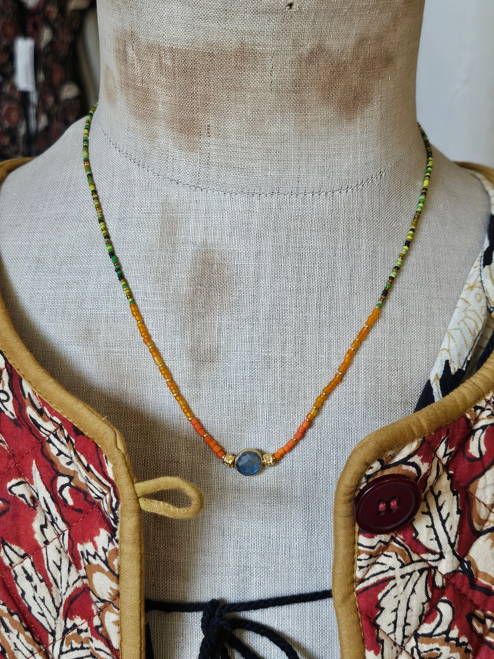 One of a Kind, Semi-Precious Stone Necklace #5