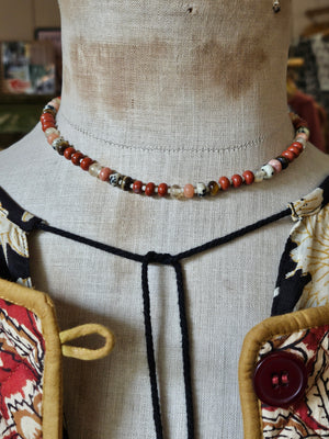 Modern Crystals 16" Beaded Necklace