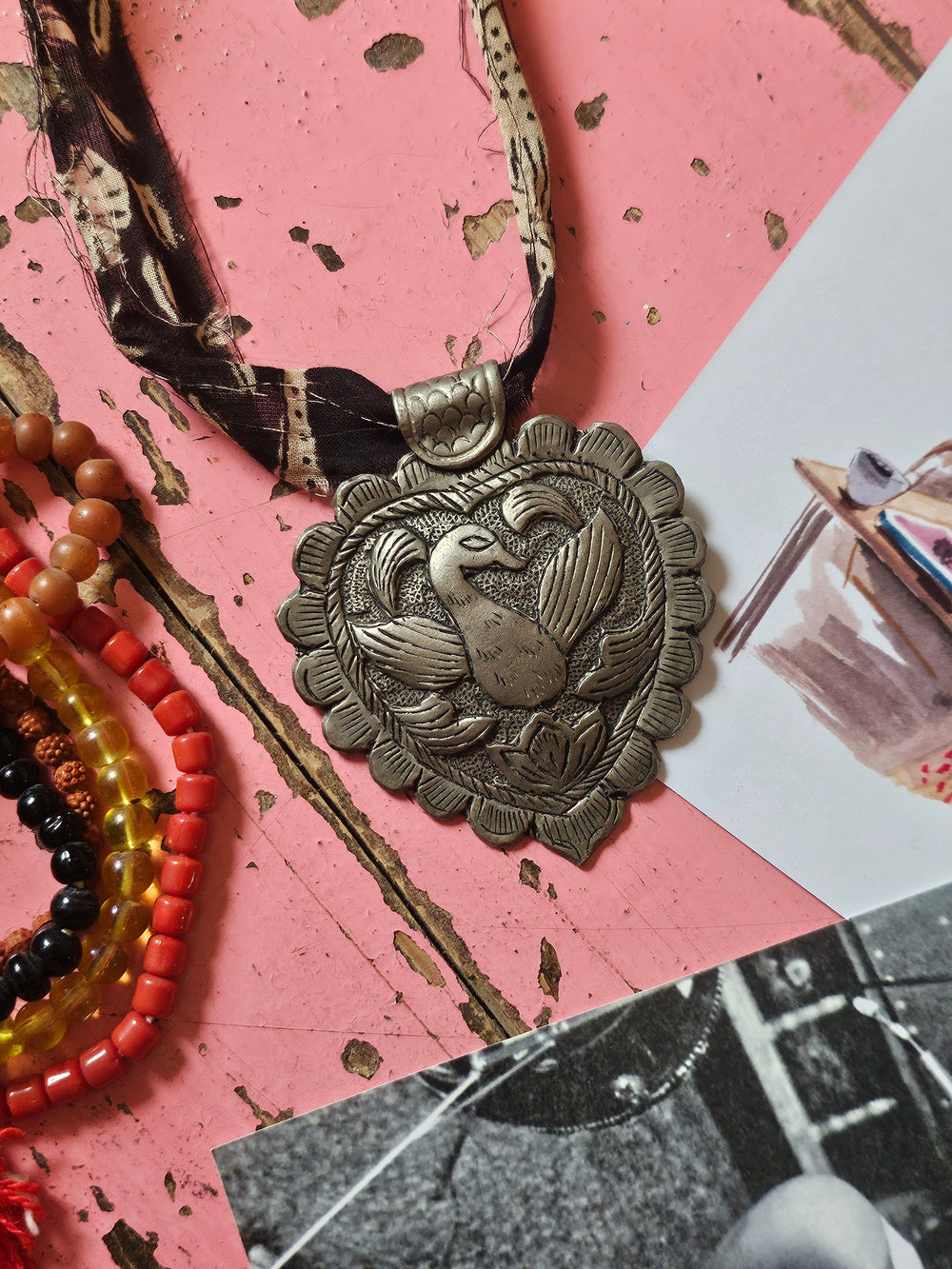 Vintage Indian Pendant #9