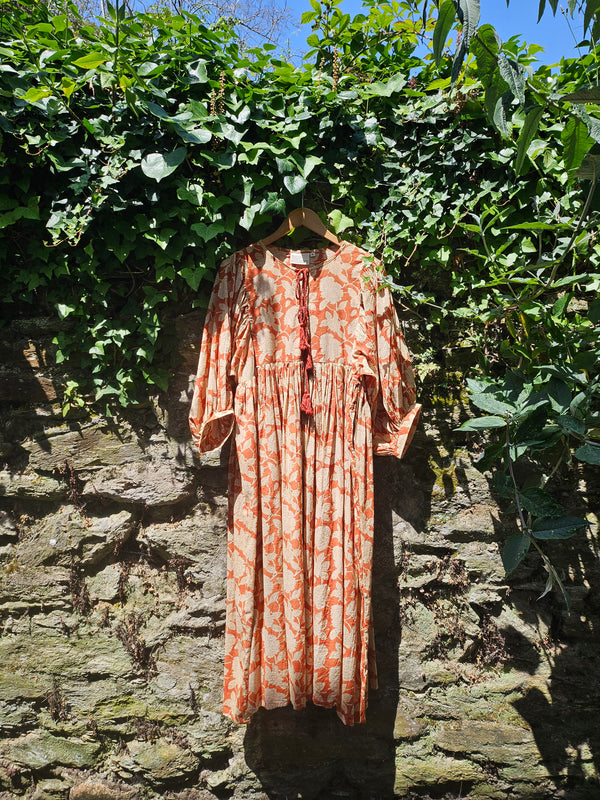 The Paige Dress - Dusty Peach