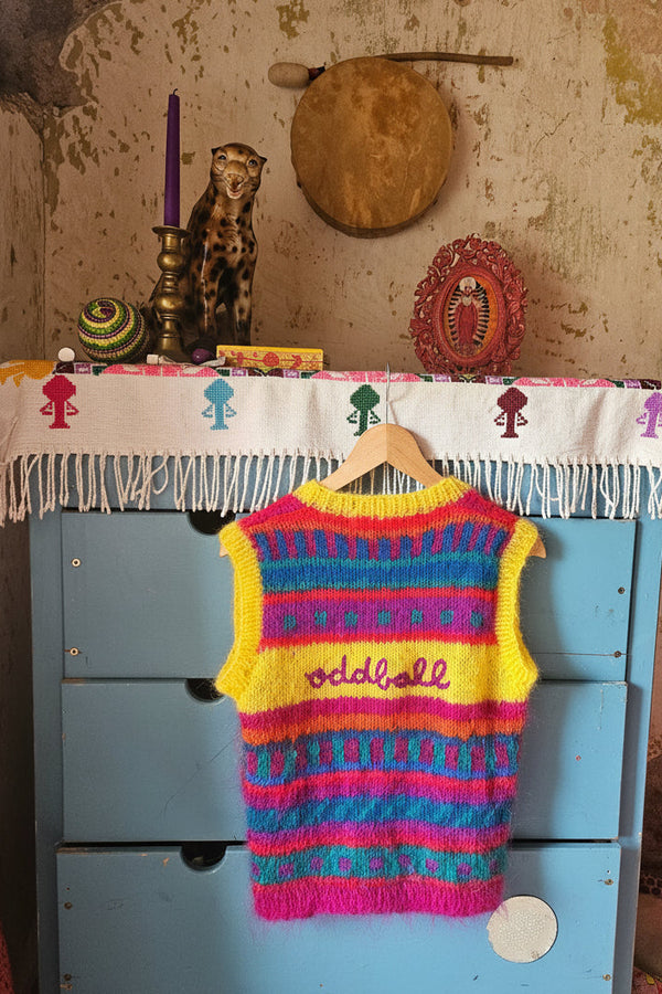 Jenny Rose Mohair Vest: The Oddball #1