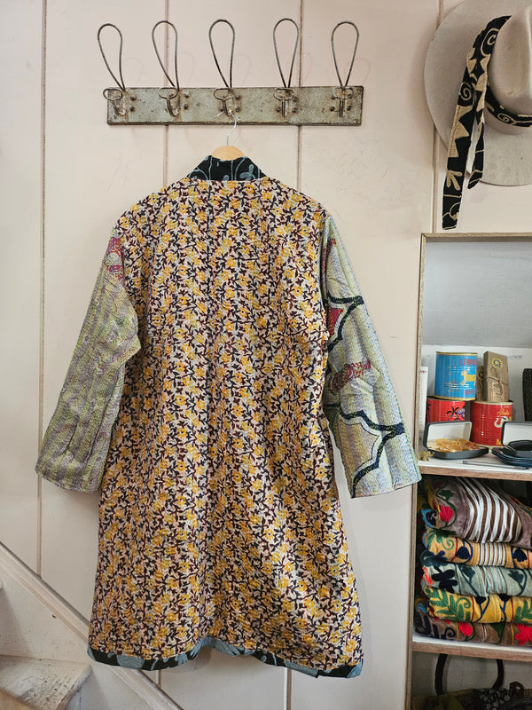 The Twin Soul Duster Jacket - Blue & Black #8