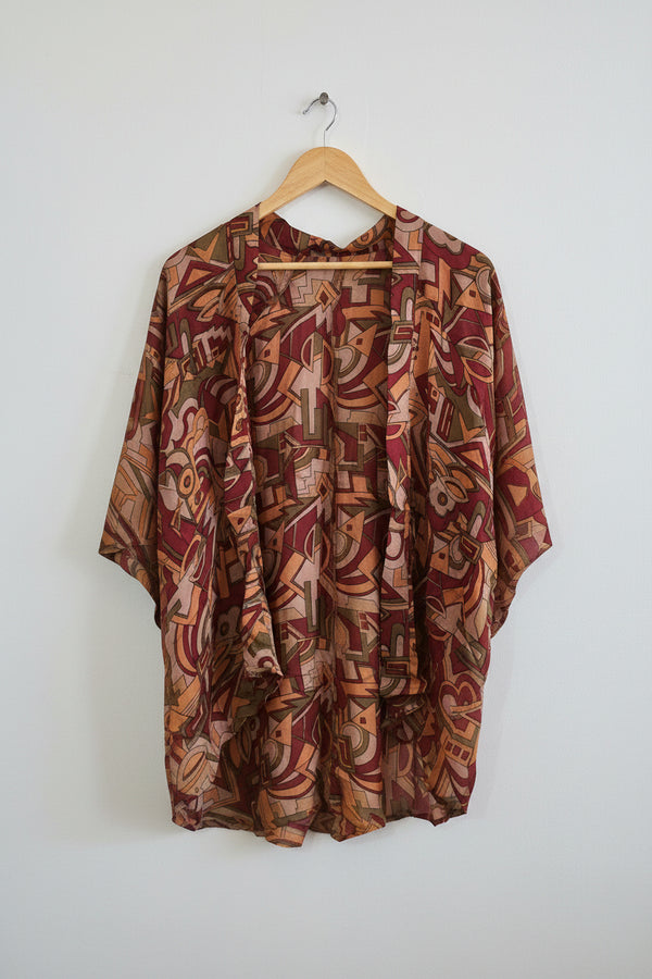 Short Silk Kimono #1
