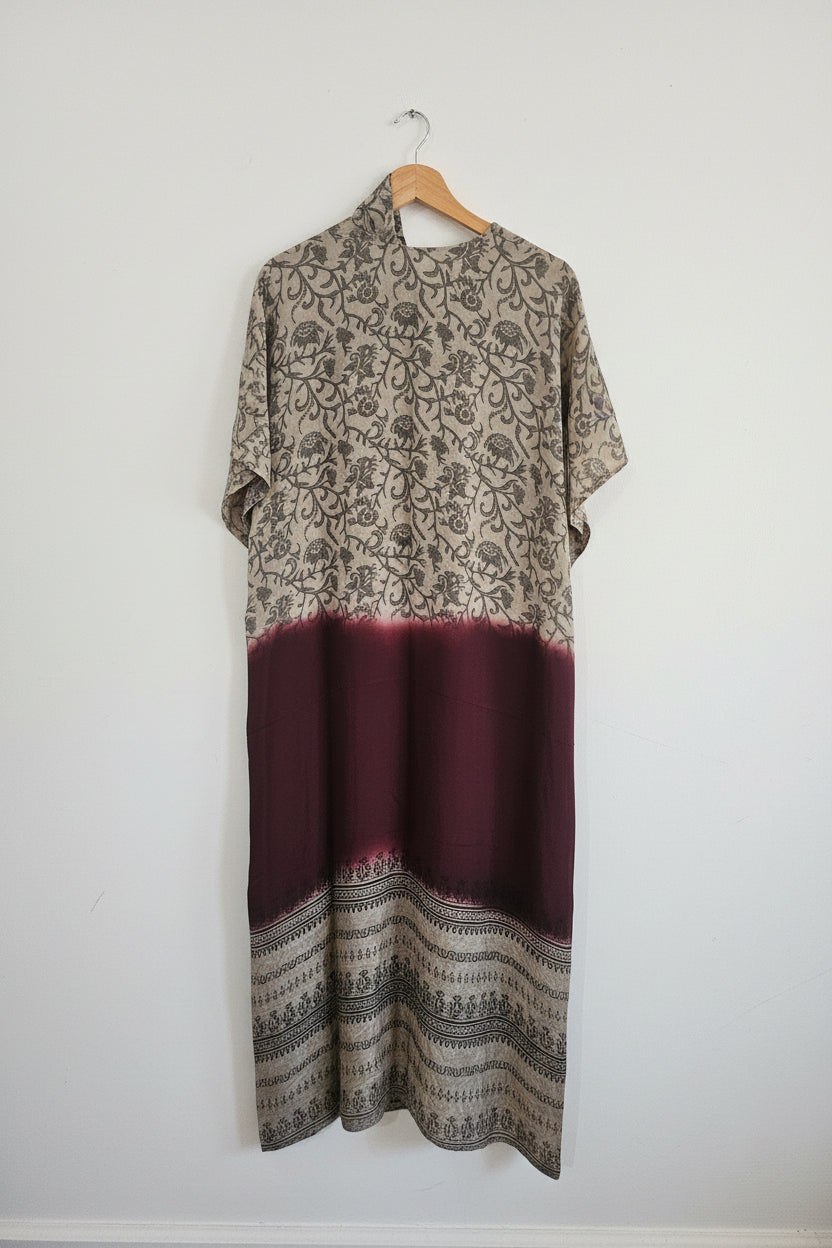 Long Silk Kaftan #5