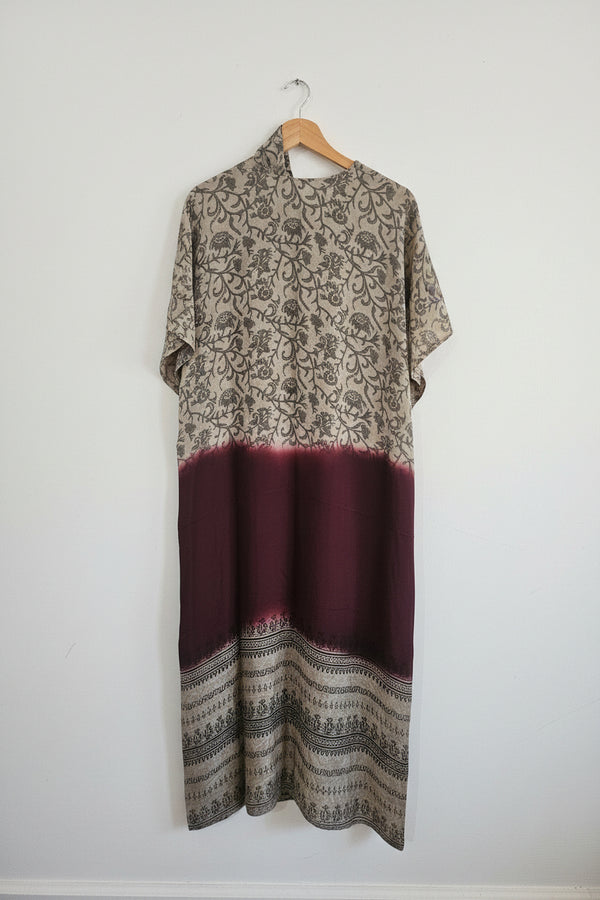 Long Silk Kaftan #5