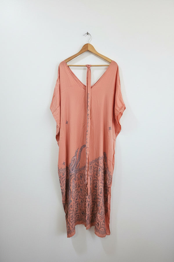 Long Silk Kaftan #6