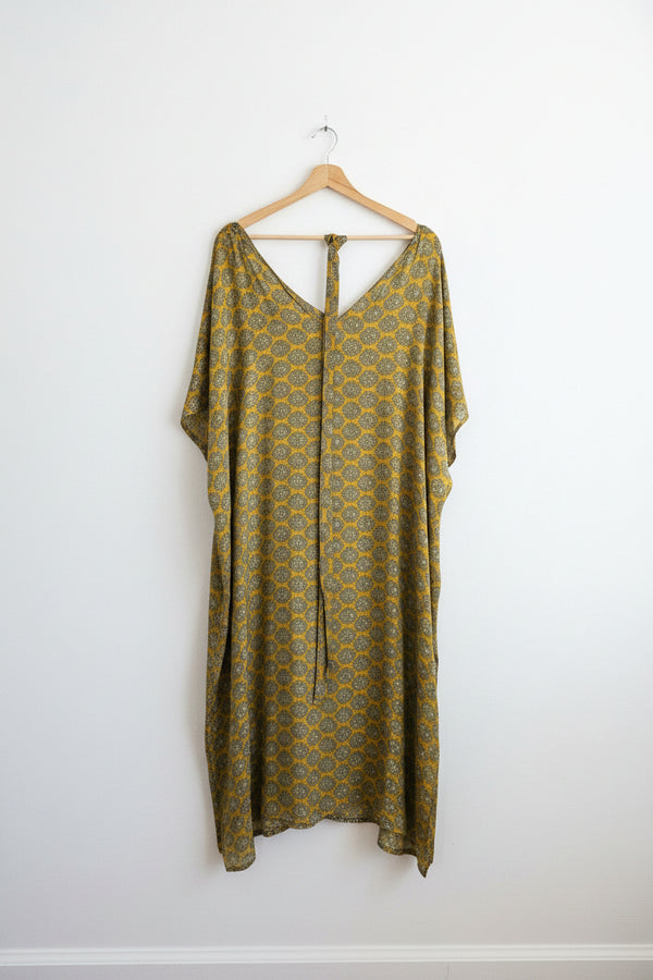 Long Silk Kaftan #7