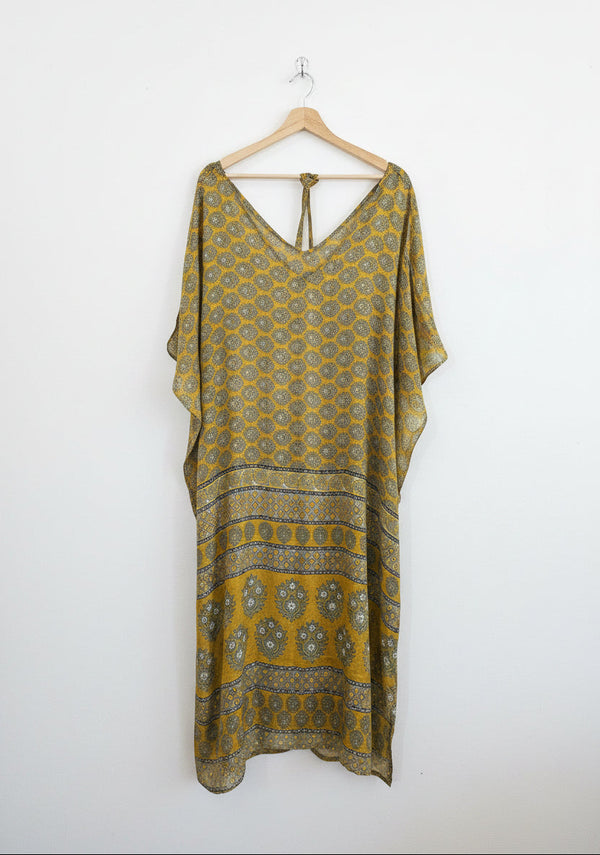 Long Silk Kaftan #7