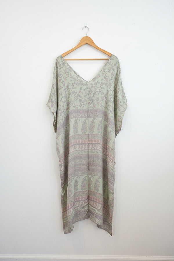 Long Silk Kaftan #8