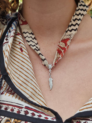 Feather Charm Necklace