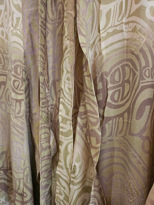 Long Silk Kimono #4