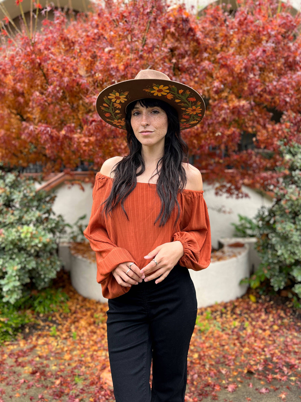 The Ruby Quinn (rancher hat, unique hat): 57 (S/M)