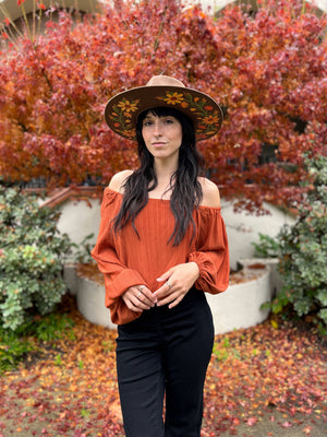 The Ruby Quinn (rancher hat, unique hat): 57 (S/M)