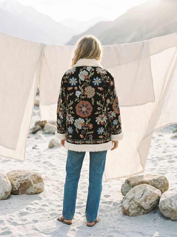 Suzani Velvet Coat