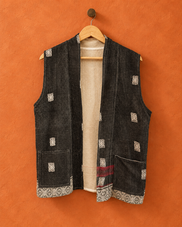Kantha Vest s/m #6