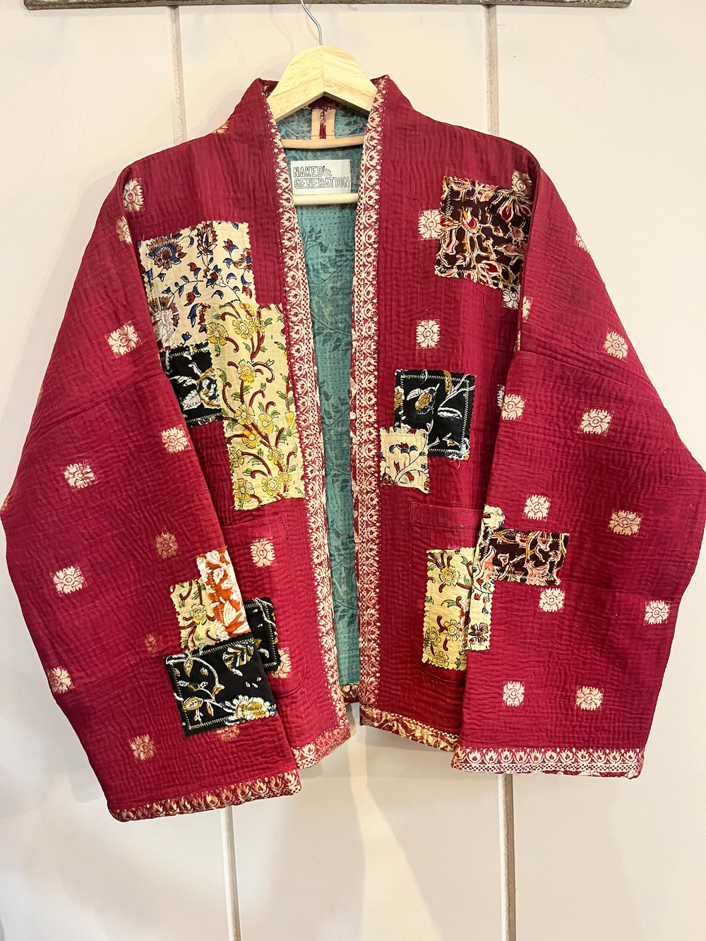 Penny Patchwork Kantha Jacket S/M 8