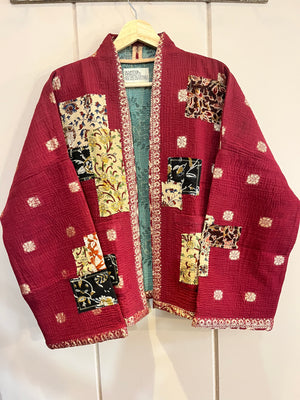 Penny Patchwork Kantha Jacket S/M 8