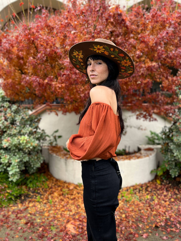 The Ruby Quinn (rancher hat, unique hat): 57 (S/M)