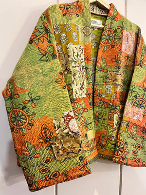 Penny Patchwork Kantha Jacket S/M 5