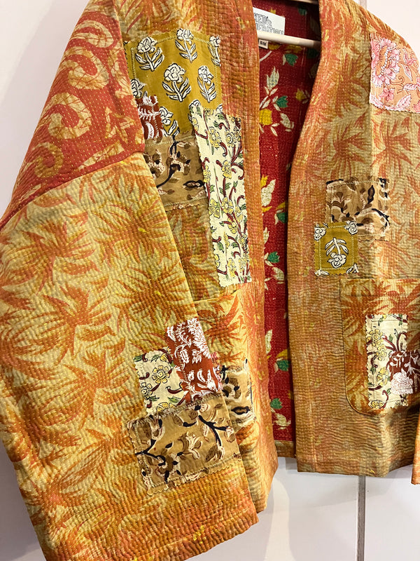 Penny Patchwork Kantha Jacket S/M 11