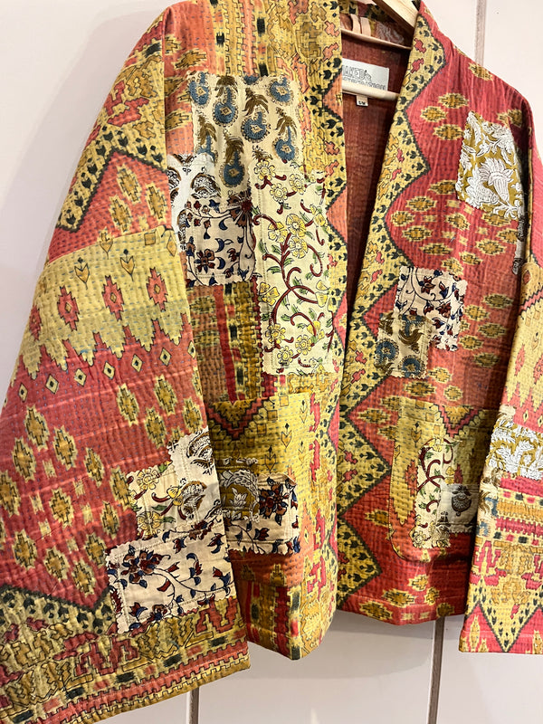 Penny Patchwork Kantha Jacket S/M 4