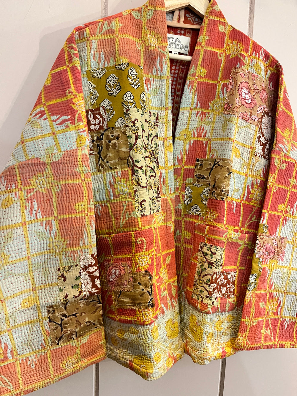 Penny Patchwork Kantha Jacket M/L 8