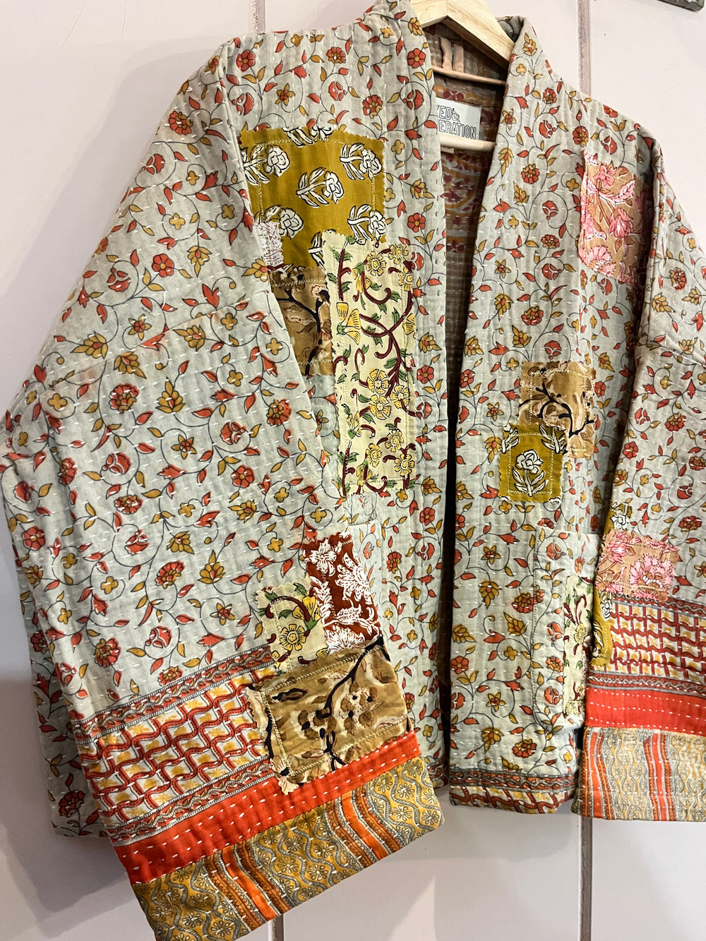 Penny Patchwork Kantha Jacket S/M 10