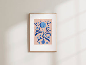 Blue Moon Art Print