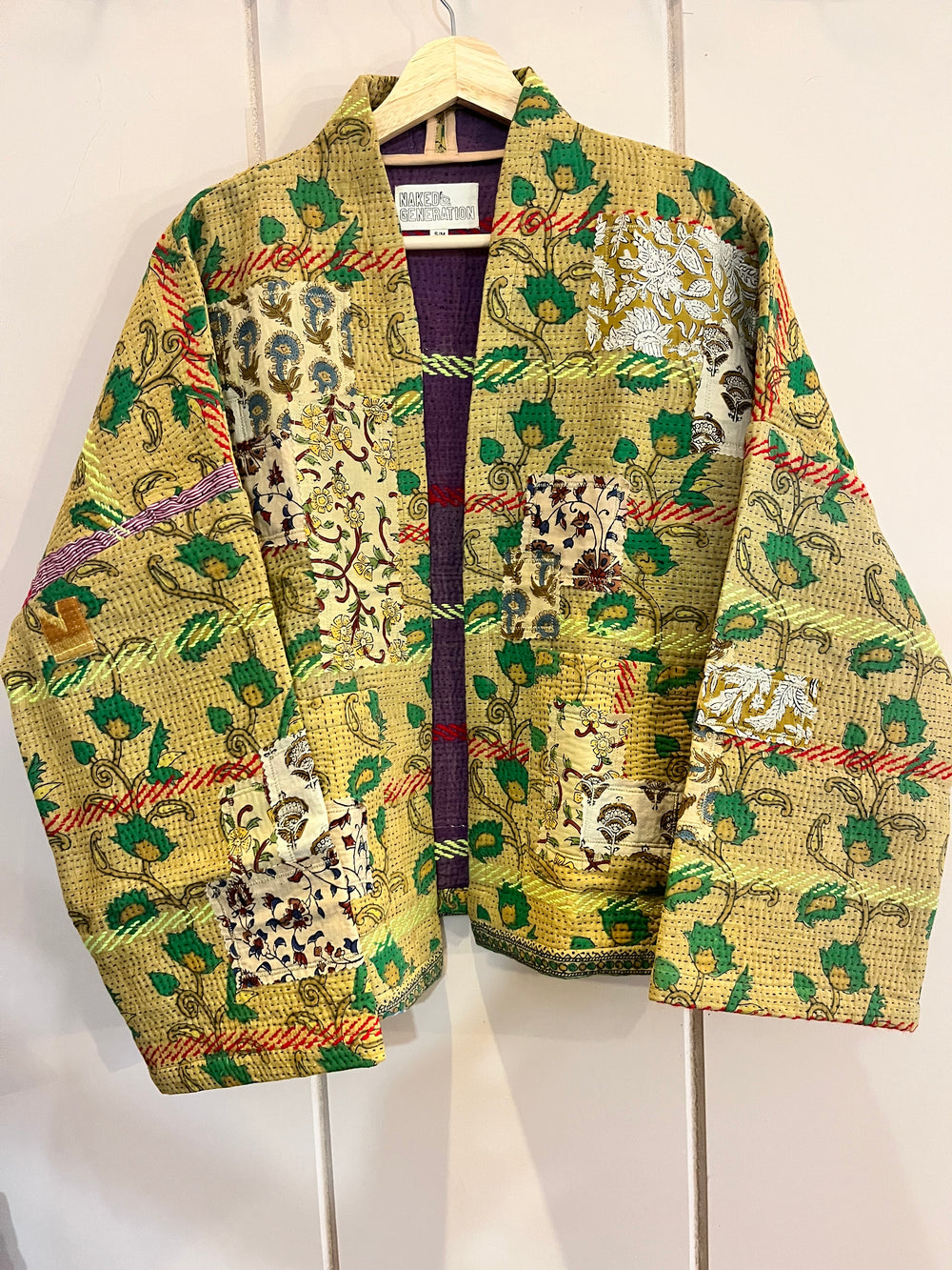 Penny Patchwork Kantha Jacket S/M 6