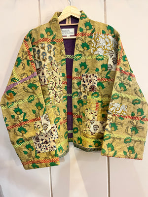 Penny Patchwork Kantha Jacket S/M 6