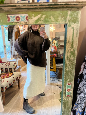 Chunky Mohair Oversized Jumper