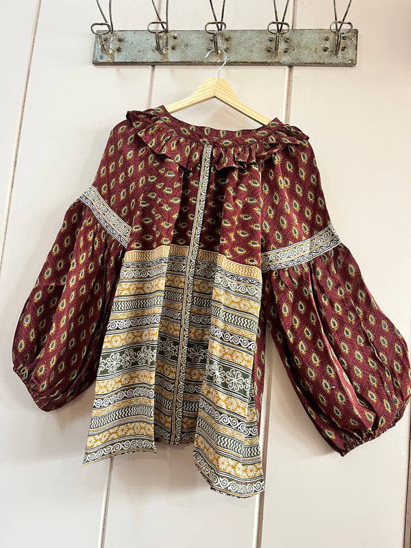 Holly Silk Blouse S/M 14