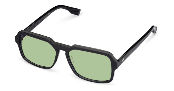 Spitfire Sunglasses: Black & Mint