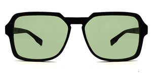 Spitfire Sunglasses: Black & Mint