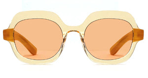 Spitfire Sunglasses: Tan, Caramel, Peach