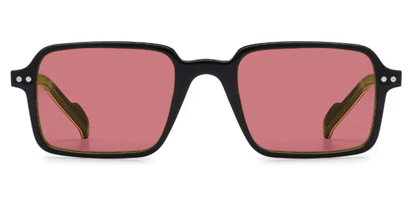 Spitfire Sunglasses: Black & Blush