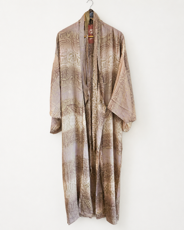 Long Silk Kimono #4